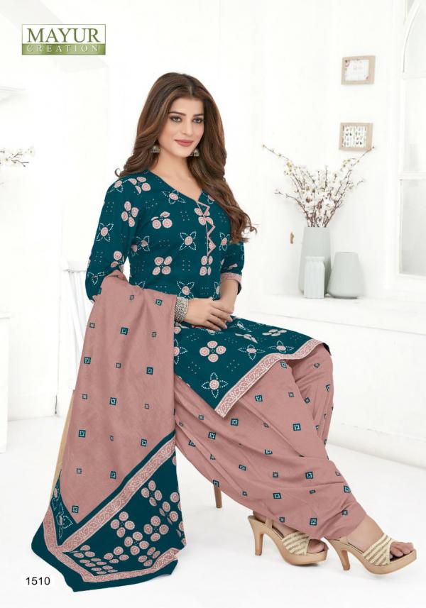 Mayur Bandhani Special Vol 15 Cotton Designer Dress Material